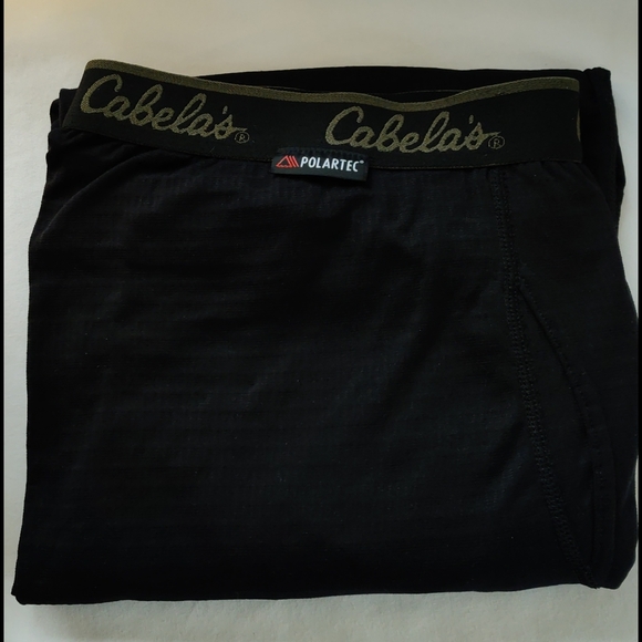 Cabela's Other - Cabela's Black Stretch Polartec Long Underwear
